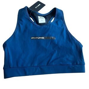 PYNRS Women’s Performance Sports Bra - Small - navy - medium support New w Tags